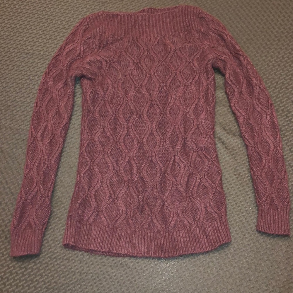 Maroon LOFT sweater - Small